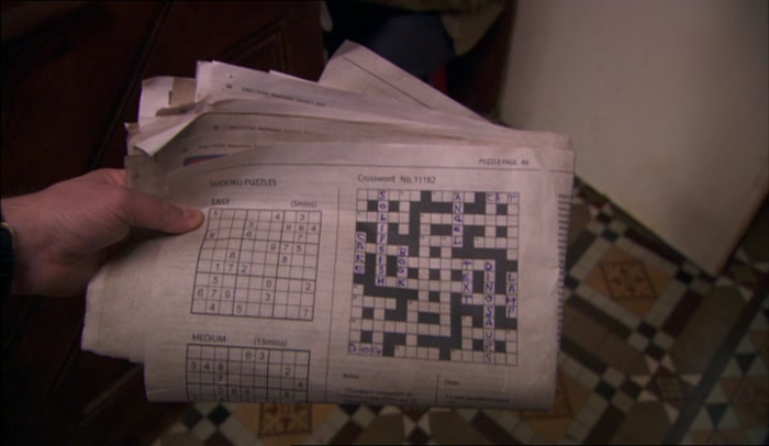 Peep Show Crossword Dobby Club