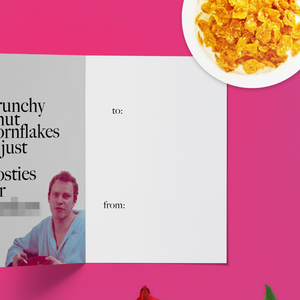 Cornflakes for Wankers - Valentine's Day Card