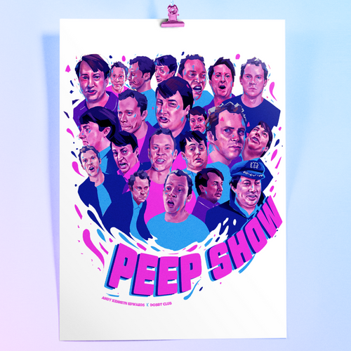 PEEP SHOW 20TH ANNIVERSARY POSTER