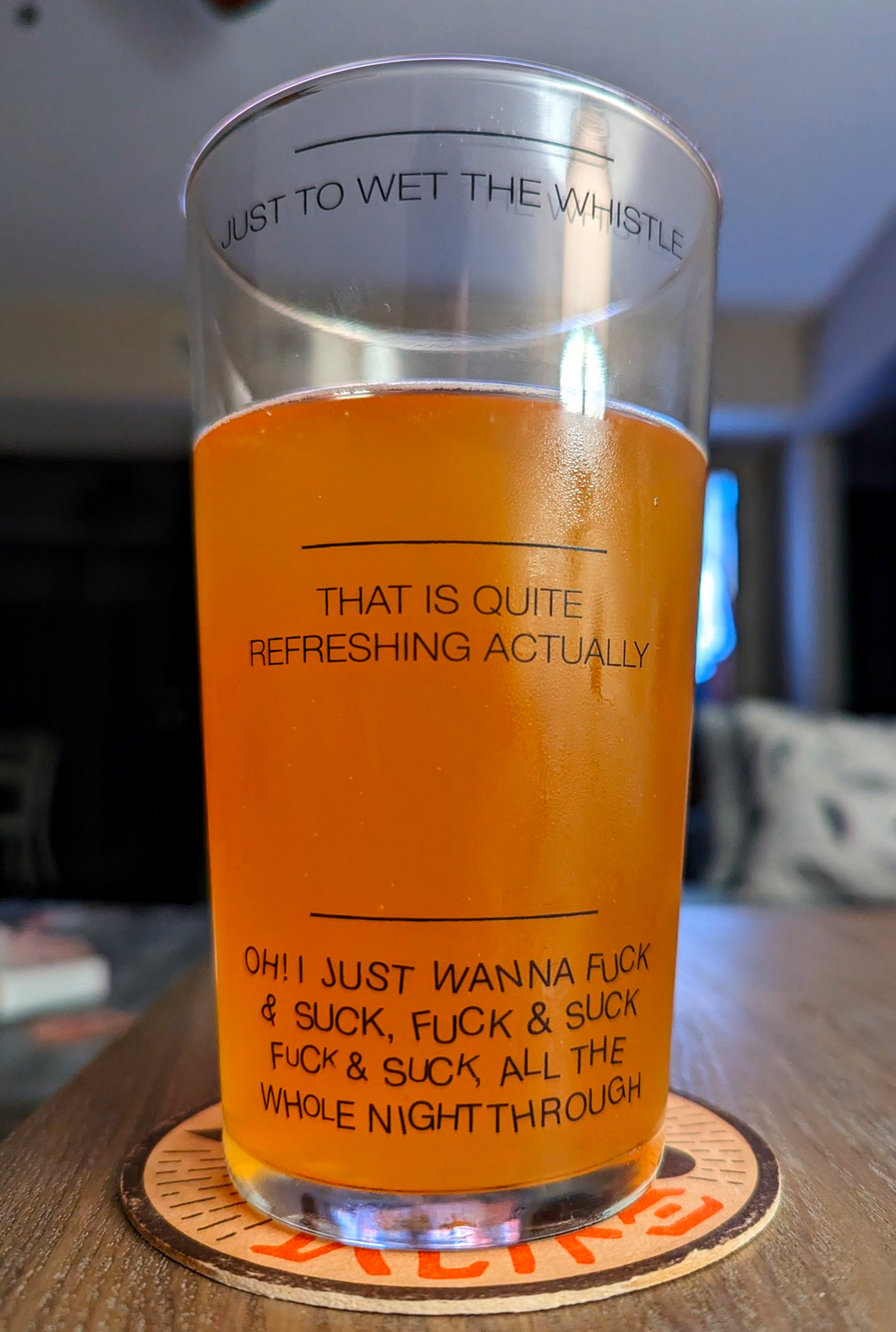 Hans' Stag Do Pint Glass